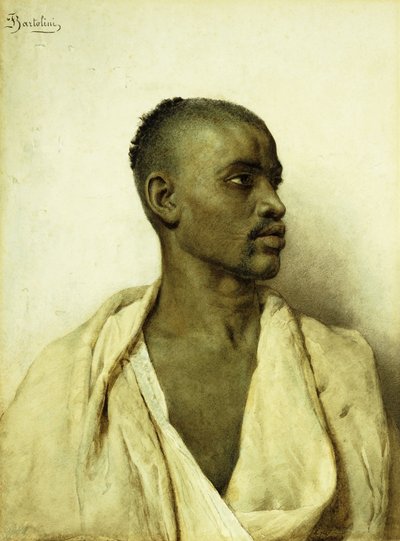 阿拉伯男人的肖像， 作者 Filipo或Frederico Bartolini