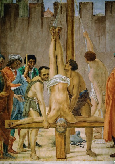 圣彼得受难（壁画） 作者 菲律宾人利皮