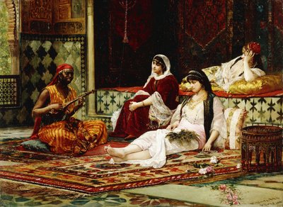 1881年在后宫 作者 Filippo Baratti