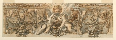 绘画，门楣装饰，约 1770 年 作者 菲利波·马基奥尼（Filippo Marchionni）