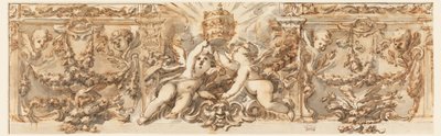 绘画，门楣装饰，约 1770 年 作者 菲利波·马基奥尼（Filippo Marchionni）