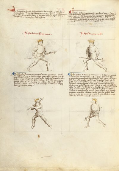 与波拉克斯战斗 作者 Fiore Furlan dei Liberi da Premariacco