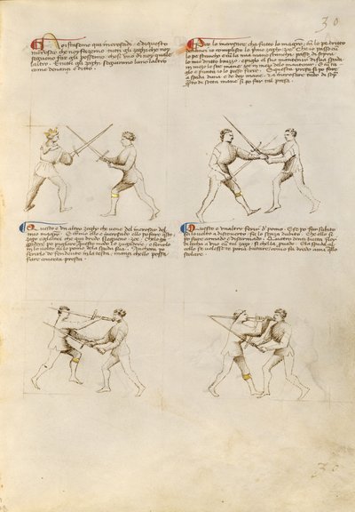 用剑战斗 作者 Fiore Furlan dei Liberi da Premariacco