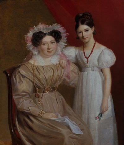 母女肖像 作者 Firmin Massot