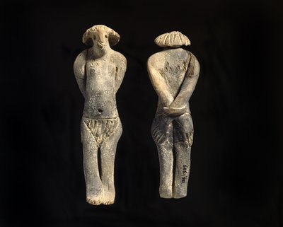 执行图，中国（粘土） 作者 First Intermediate Period Egyptian