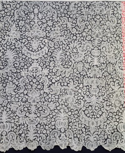 Aube，来自布鲁塞尔的花边，1725-1730（蕾丝） 作者 佛兰芒学校