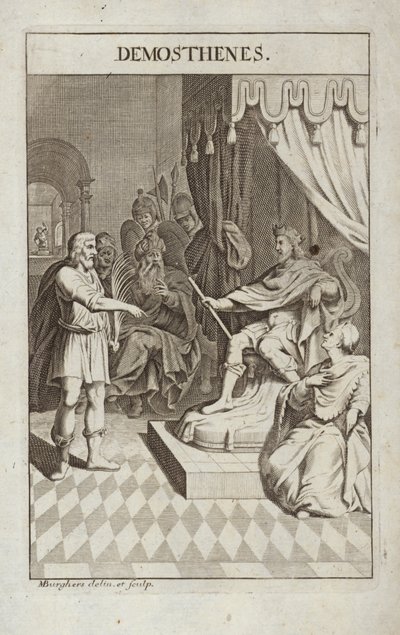 德摩斯梯尼 作者 Flemish School