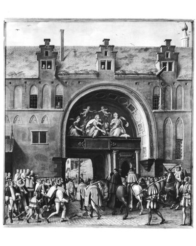 1582年2月19日，法国的Hercule Francois，Alencon公爵（1554-84）进入安特卫普 作者 佛兰芒学校