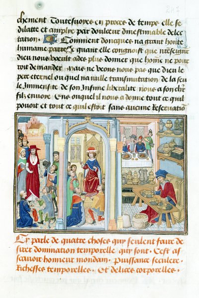 来自Jean de Gerson的谦卑之镜（1363-1429）1462 作者 佛兰芒学校