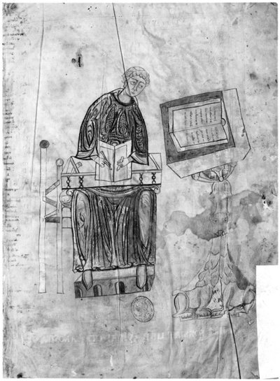528女士，抄写员Lectionary 作者 佛兰芒学校