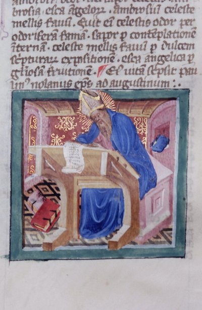 来自布鲁日Legenda Aurea的Gen 1111 Page女士，电话：c.1400-10 作者 佛兰芒学校