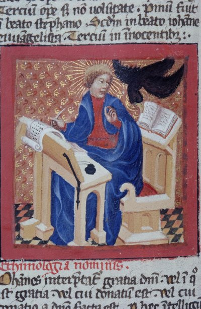 来自布鲁日Legenda Aurea的Gen 1111 Page女士，电话：c.1400-10 作者 佛兰芒学校