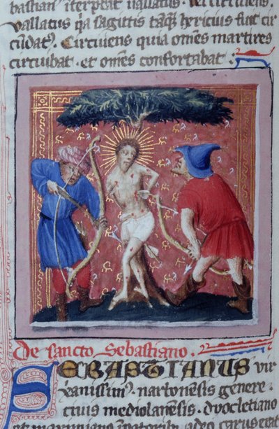 来自布鲁日Legenda Aurea的Gen 1111 Page女士，电话：c.1400-10 作者 佛兰芒学校