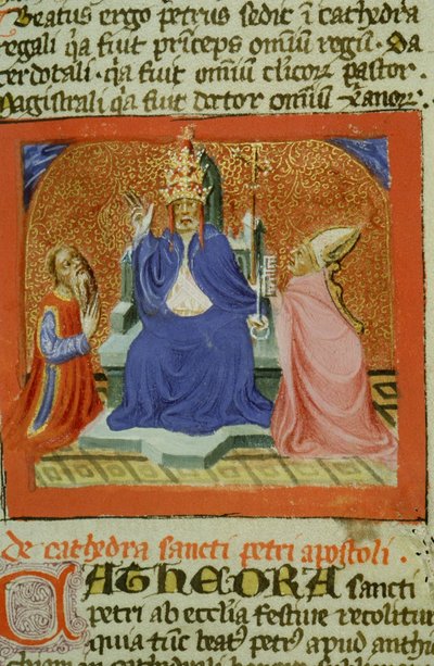 来自布鲁日Legenda Aurea的Gen 1111 Page女士，电话：c.1400-10 作者 佛兰芒学校