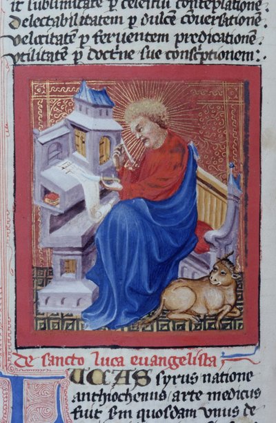 来自布鲁日Legenda Aurea的Gen 1111 Page女士，电话：c.1400-10 作者 佛兰芒学校