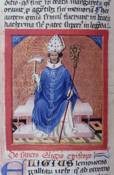 来自布鲁日Legenda Aurea的Gen 1111 Page女士，电话：c.1400-10 作者 佛兰芒学校