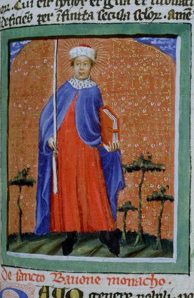 来自布鲁日Legenda Aurea的Gen 1111 Page女士，电话：c.1400-10 作者 Flemish School