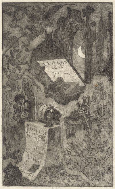 Gaspard de la Nuit, 1868年。 作者 费利西安罗普斯