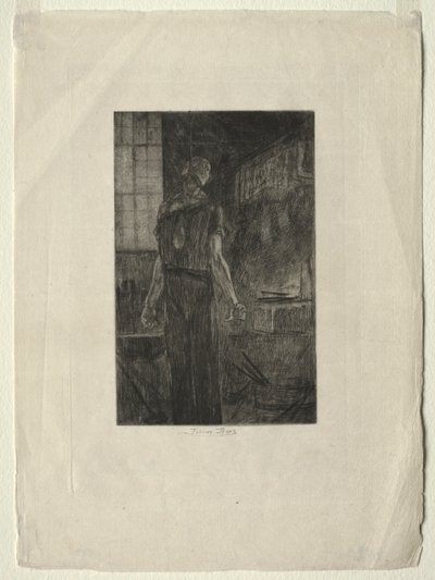 Levallois-Perret的绞刑c。 1880年。 作者 费利西安罗普斯