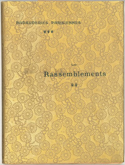 Badauderies parisiennes: Les Rassemblements, 1896. 作者 费利克斯·瓦尔洛顿