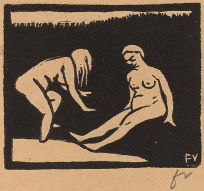 离开水》（La sortie du bain） 作者 费利克斯·瓦尔洛顿