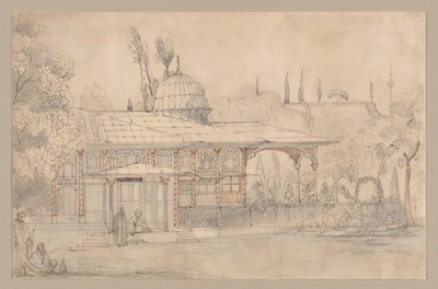 清真寺附近的凉亭，1800年代。 作者 费利克斯·齐姆