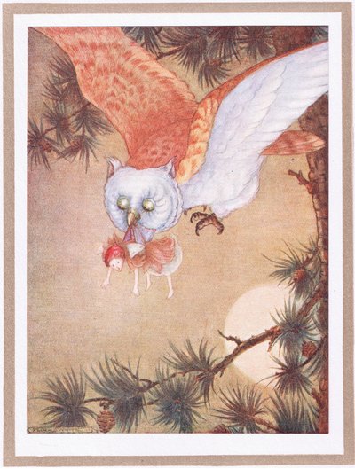 仙女感觉到了尖锐的啃咬 （彩色石版画） 作者 弗洛拉·怀特