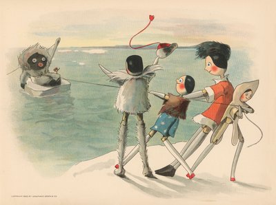 Golliwoggs极地冒险的例证 作者 弗洛伦斯·阿普顿