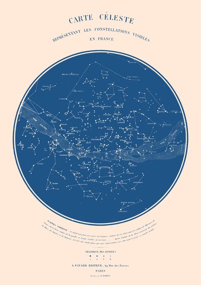 Carte Celeste - ASTER EDITION, 2022 (digital) 作者 弗洛伦德·博达特