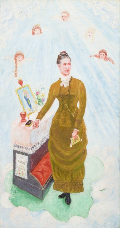 我们的护士肖像，玛格丽特伯吉斯，1929年 作者 Florine Stettheimer
