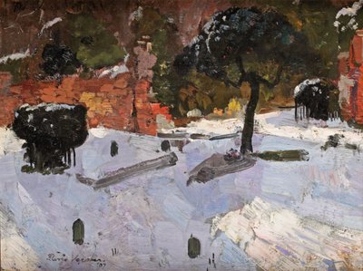 沃蒙德公墓，1907年 作者 弗洛里斯·韦斯特（Floris Verster）