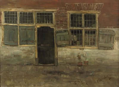小房子，莱顿，1881年 作者 弗洛里斯·韦斯特（Floris Verster）
