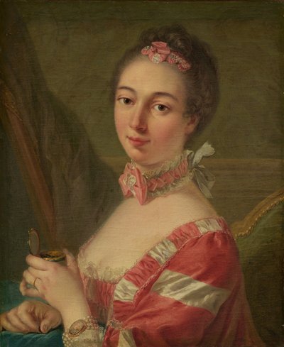 一位女士的画像 作者 Louis Michel Van Loo 的追随者