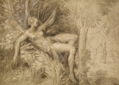 Procris 和 Cephalus 作者 枫丹白露学校