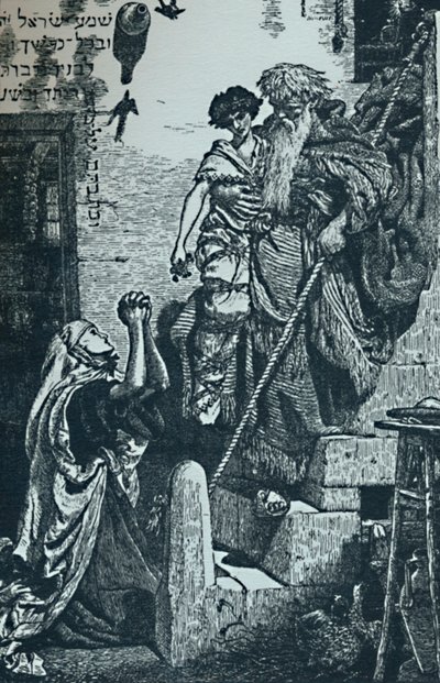 以利亚和寡妇儿子，c1840-1890，1923年 作者 福特·马多克斯·布朗