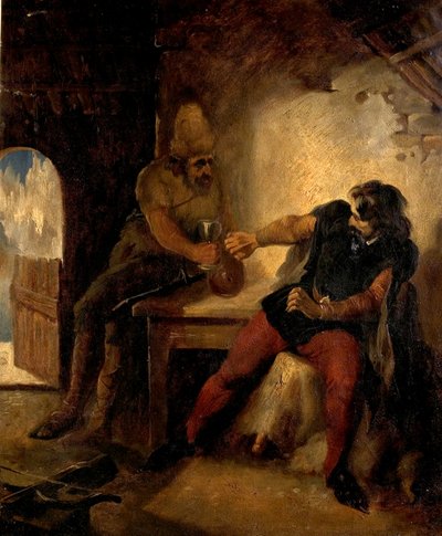 Manfred在Chamois Hunters Hut，1850年 作者 福特·马多克斯·布朗