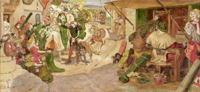 1363 年弗拉芒织工在曼彻斯特成立 作者 福特·马多克斯·布朗