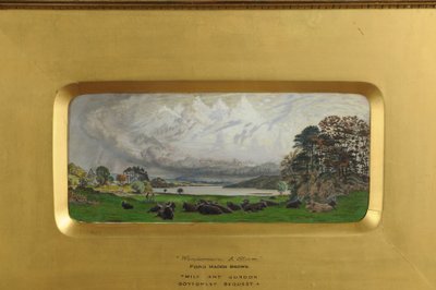 温德米尔 - 暴风雨，1848年（纸上写着） 作者 福特·马多克斯·布朗