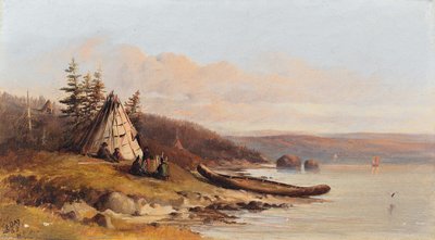 1865年8月15日，在向东看的马洪湾 作者 前夕