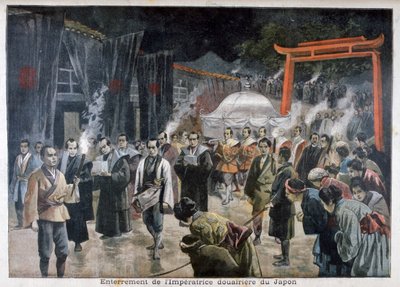 日本皇太后的葬礼，1897年 作者 福尔莫内