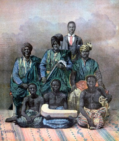 达荷美国王Behanzin，1893年 作者 福尔莫内
