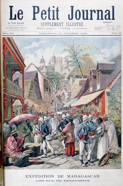 塔纳那利夫·塔那那利佛（Tananarive Antananarivo），马达加斯加首都，1895年 作者 福尔莫内