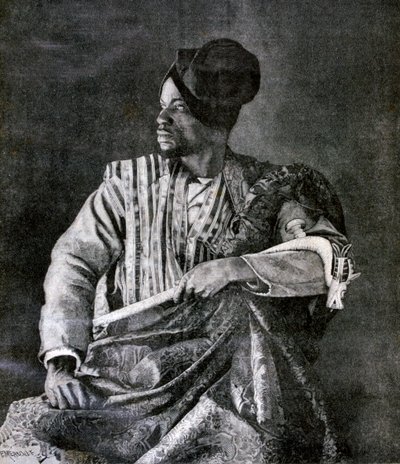 1893年，巴黎国王Behanzin的首席达荷美使节 作者 福尔莫内