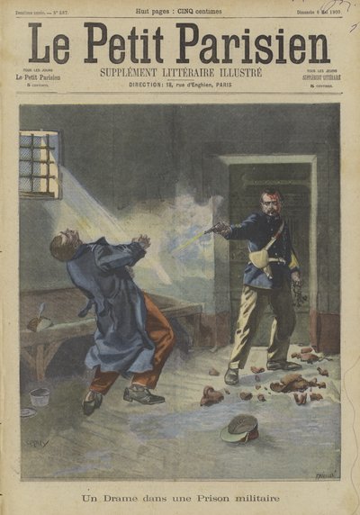 在军事监狱中射击 作者 Fortune Louis Meaulle