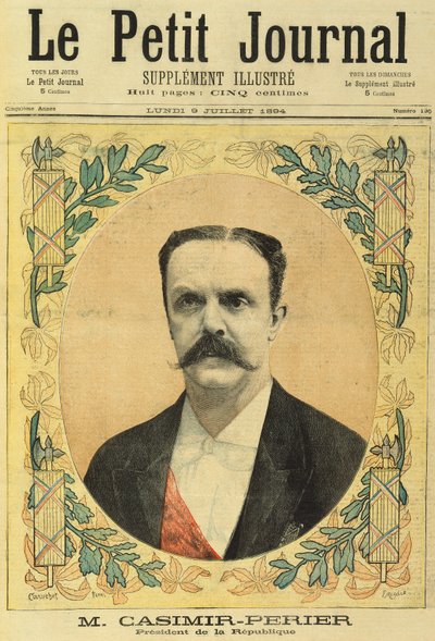 Jean Casimir-Perier（1847-1907）来自The Little Journal，1894年7月9日 作者 路易斯·莫厄尔财富