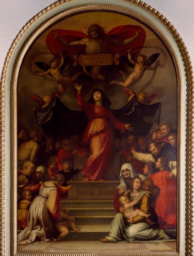 圣母慈悲，作者：巴尔托洛梅奥·德拉·波塔（Bartolomeo della Porta），又名弗拉·巴托洛梅奥 作者 Fra (1472 1517) Bartolomeo