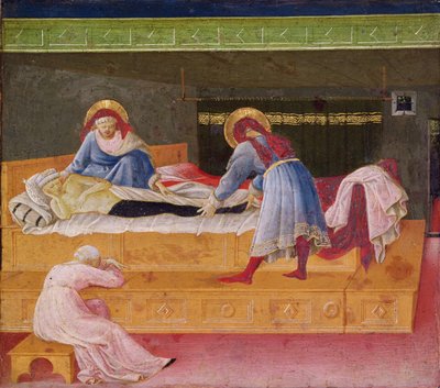 Saints Cosmas and Damian Healing Justin，1445年 作者 弗拉·安杰利科