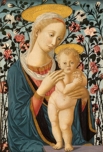 麦当娜和孩子。约于1470年 作者 菲利波·里皮
