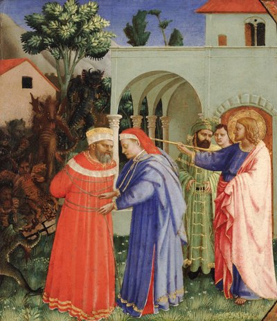 使徒圣詹姆斯大解放魔术师Hermogenes 作者 Fra Giovanni Angelico da Fiesole