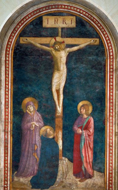 与圣多米尼克受难，c。 1440 作者 Fra Giovanni Angelico da Fiesole